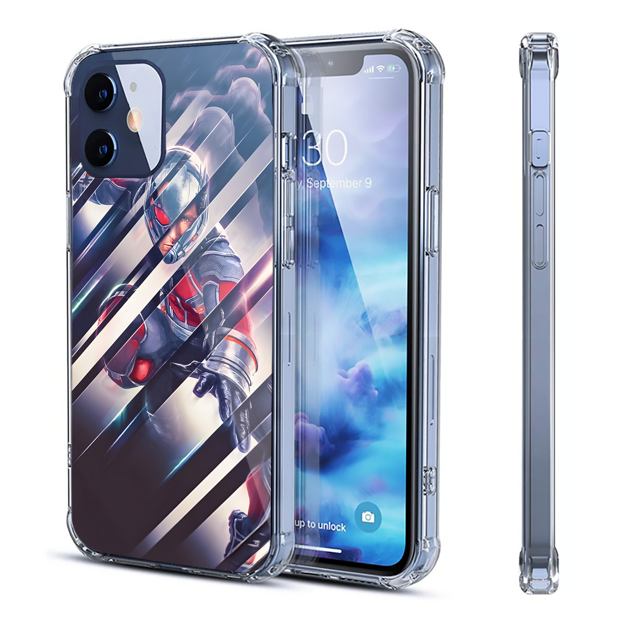 （画像用） アベンジャーズ The Avengers 【iPhone 12シリーズ対応】透明スマホケース（クリアソフトケース）